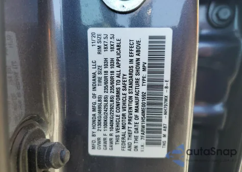 2021 Honda Cr-V Ex from USA, damaged, VIN 7FARW1H54ME001692